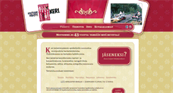 Desktop Screenshot of kulttuuriyhdistyskeri.fi